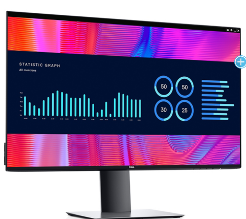 戴尔 UltraSharp 27 系列 USB-C 中心显示器：U2721DE